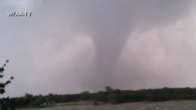 PHOTO: Officials said at least 6 people were killed Wednesday, May 15, 2013, when tornadoes ripped through North Texas.