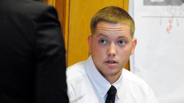 PHOTO: Aaron Deveau in court