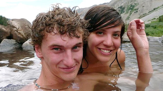PHOTO: In this photo provided by Alec Brown, Alec, left, and his girlfriend Erica Klintworth pose in a rock pool at an unknown location.