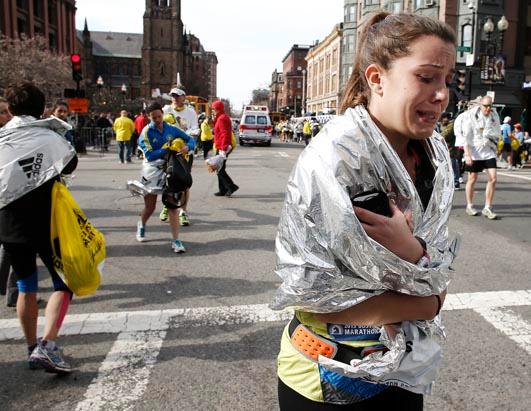 Boston Marathon Explosions Near Finish Line