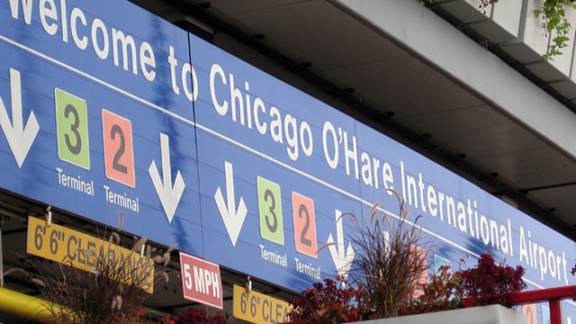 PHOTO: OHare Airport sign