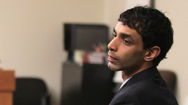 PHOTO: Dharun Ravi listens to testimony during his trial at the Middlesex County Courthouse in New Brunswick, March 12, 2012.