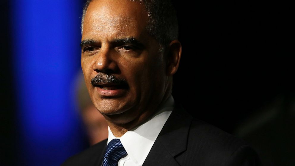 PHOTO: In this Aug. 12, 2013, file photo Attorney General Eric Holder speaks to the American Bar Association Annual Meeting in San Francisco.
