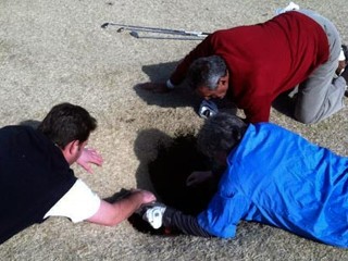 Golfer Swallowed by Sinkhole