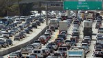 PHOTO:&nbsp;In this May 28, 2010 file photo, the rush hour commute starts in early afternoon and with greater intensity as traffic is jammed in both directions on Interstate 405 on the Westside of Los Angeles