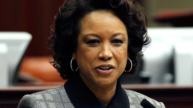 PHOTO: Florida Lt. Gov. Jennifer Carroll speaks in Tallahassee, Fla, Jan. 11, 2012.