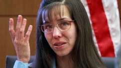PHOTO: Defendant Jodi Arias testifies during her murder trial in Phoenix, Feb. 20, 2013.