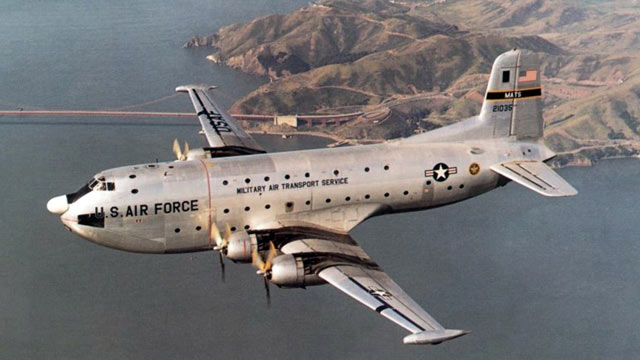 PHOTO: This image provided by the U.S. Air Force shows an undated photo of a C-124A Globemaster cargo aircraft similar to the plane that went down on the Colony Glacier in Alaska in 1952 killing all 52 people onboard.