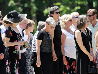 Memorial Held for Newtown Gunman's Mom