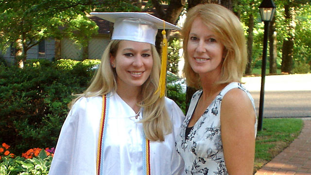 PHOTO: In this undated handout photo provided by Beth Twitty, Natalee Holloway, 18, stands with her mother Beth Twitty at her home before her high school graduation ceremony from Mountain Brook High School in Mountain Brook, Alabama, Tuesday, May 24, 2005