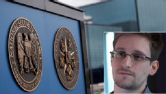 PHOTO: National Security Agency plaques are seen at the compound at Fort Meade, Md., June 6, 2013. Edward Snowden, seen here in an interview with The Guardian newspaper, told the newspaper he was the source of a series of leaked documents from the NSA.
