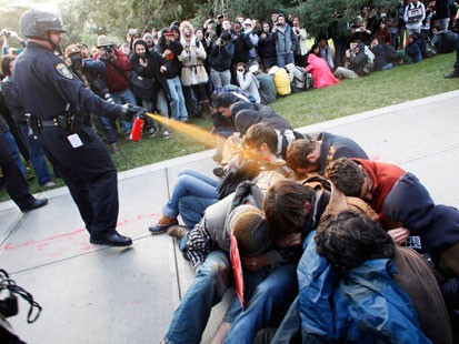 UC Davis Pepper Spray Cop Seeks Workers' Comp