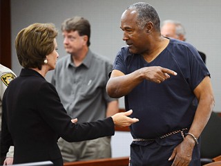 O.J. Gets A Hand Free in Trial