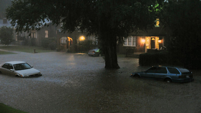 PHOTO: Parts of Oklahoma City experience extreme flooding after multiple tornadoes passed through Central Oklahoma, May 31, 2013.