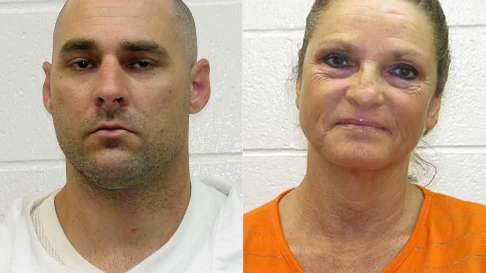 PHOTO: Derrick Estell, left, and his mother, Glenda Estell, right, are seen in undated mugshots