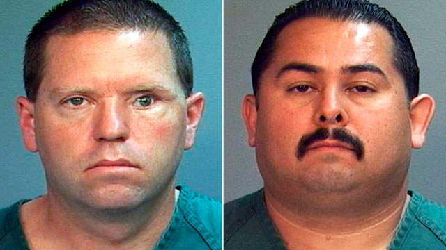 PHOTO: Fullerton, Calif., police officers Jay Cicinelli, left, and Manuel Ramos are charged in the death of 37-year-old Kelly Thomas.