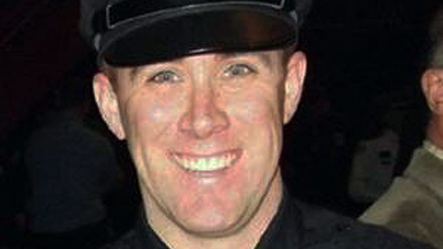 PHOTO: Transit police officer Richard Donohue was critically injured in an early morning shootout, April 19, 2013, with the two suspects in the Boston Marathon bombings.