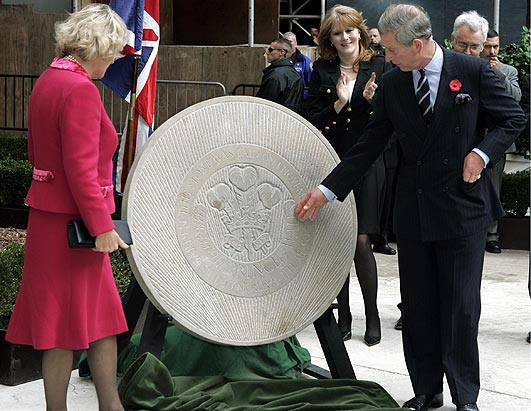 The Duchess of Cornwall and the Prince of Wales 