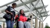 PHOTO: Paralyzed Rutgers football player Eric LeGrand, right, and his mother, Karen LeGrand, leave the Kessler Institute for Rehabilitation in West Orange, N.J., Oct. 12, 2011.