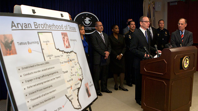 PHOTO: Press conference announcing arrests