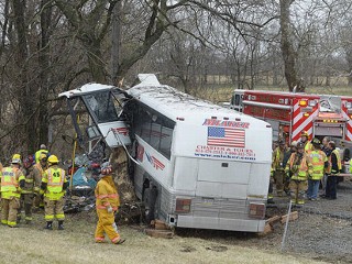 Tour Bus Crashes in Pa.; Serious Injuries Reported