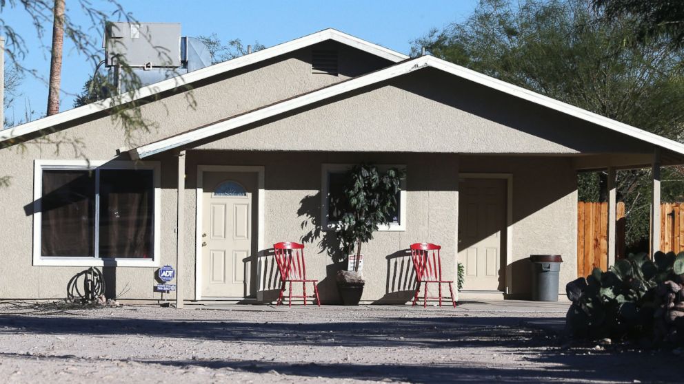 PHOTO: This Nov. 26, 2013 photo shows the home where three girls were allegedly imprisoned by their mother and stepfather, in Tucson, Ariz.