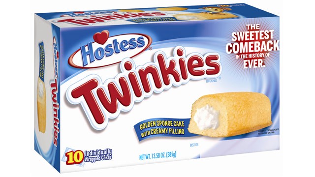 PHOTO: This undated image provided by Hostess Brands LLC shows A box of Twinkies is shown in this undated image provided by Hostess Brands LLC.