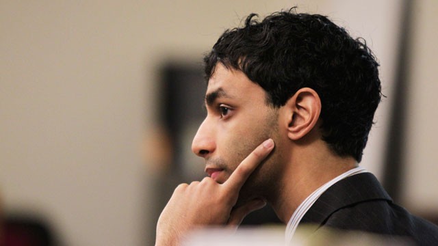 PHOTO: Dharun Ravi listens to testimony during his trial at the Middlesex County Courthouse in New Brunswick, N.J., Feb. 28, 2012.