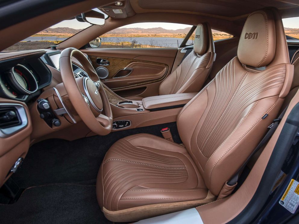 PHOTO: Each car takes roughly 200 hours to build at Aston Martins factory in Gaydon, England.