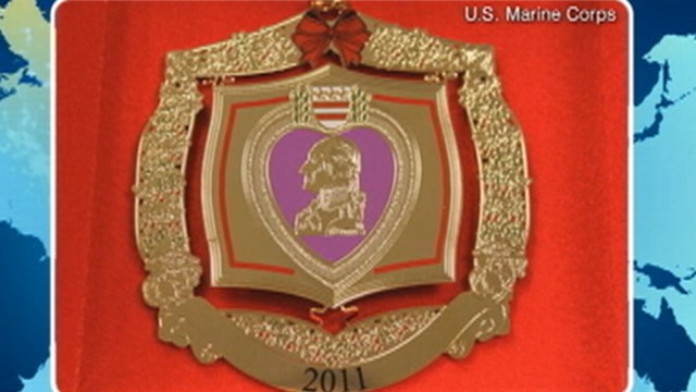 VIDEO: Fallen Marines families received ornaments addressed to their dead loved ones.
