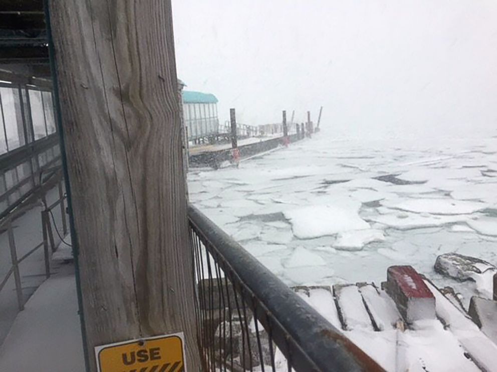 PHOTO: A powerful winter storm brought snow and flooding to Boston, Jan. 4, 2018. PHOTO: A powerful winter storm brought snow and flooding to Boston, Jan. 4, 2018.