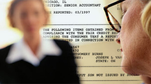 credit report/ job interview