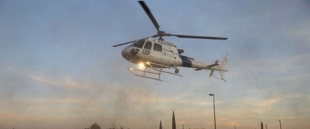 PHOTO: A U.S. Customs and Border Protection (CBP), pilot lands after flying over the Big Bend area of west Texas, Nov. 22, 2017, near Van Horn, Texas.