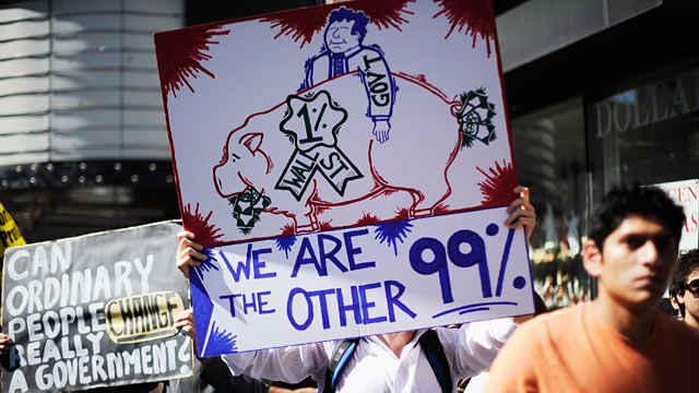 Nós somos os outros 99%. Foto: ABC News