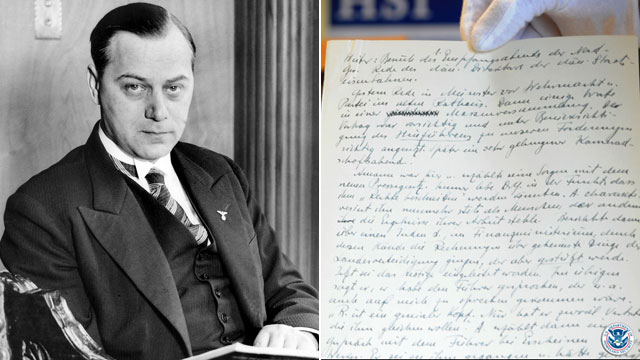 PHOTO: Federal officials and representatives from the U.S. Holocaust Memorial Museum in Washington announced the release of the Alfred Rosenberg diary.