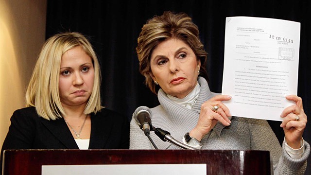PHOTO: Gloria Allred and client Alison Fournier