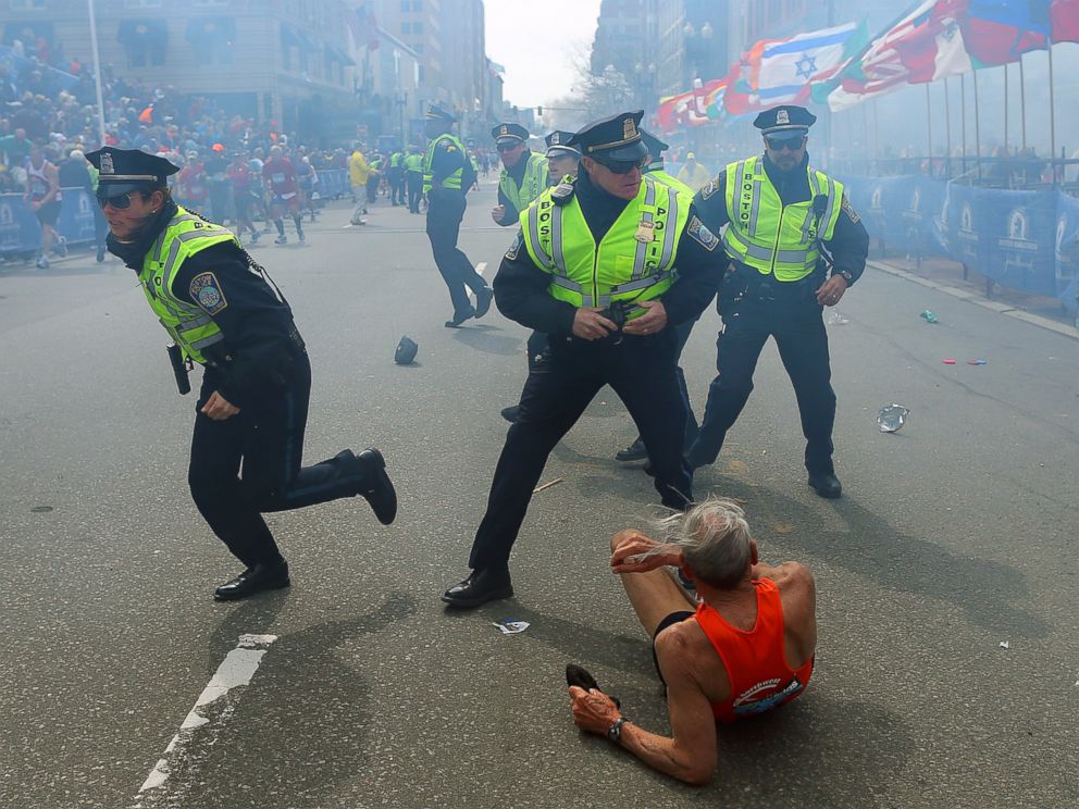 Cop Injured in Boston Marathon Shootout Back to Work as Dzhokhar.