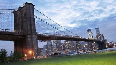 The Brooklyn Bridge is shown in this June 11, 2012 photo in New York.