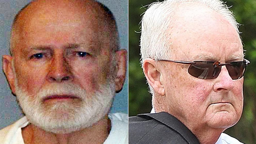 PHOTO: Corrupt FBI agent, John Morris (right), who was once bribed by Whitey Bulger (left) is testifying against Bulger in U.S. District Court on June 28, 2013 in Boston.