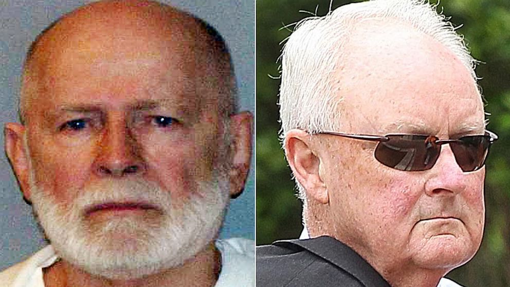 PHOTO: Corrupt FBI agent, John Morris (right), who was once bribed by Whitey Bulger (left) is testifying against Bulger in U.S. District Court on June 28, 2013 in Boston.