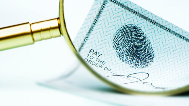 PHOTO: The number of reported check-related crimes plummeted from 2007 to 2011, following a steep drop in the use of personal checks, according to government data.