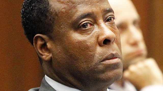 PHOTO: Conrad Murray listens to testimony during his involuntary manslaughter trial, in Los Angeles, in this Sept. 28, 2011 file photo.