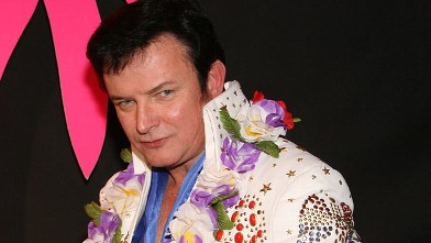 PHOTO: Elvis Presley impersonator Mike Russell of Arizona.