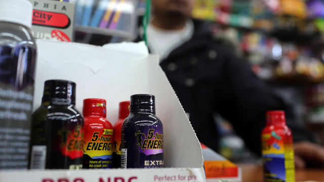PHOTO: The drink 5-Hour Energy is viewed for sale at a grocery store on November 15, 2012 in New York City in this file photo.