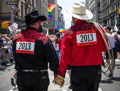 Photos: Gay Pride Parades Celebrate Marriage