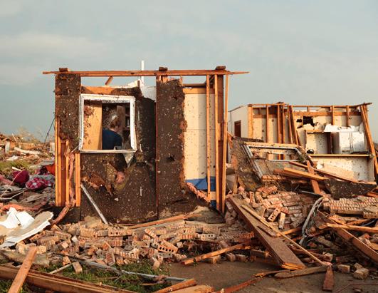 Oklahoma Tornado Levels Towns
