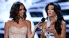 Television personality and host Giuliana Rancic, left, looks on as Miss Utah Marissa Powell answers a question from a judge during the interview portion of the 2013 Miss USA pageant at PH Live at Planet Hollywood Resort & Casino, June 16, 2013 in Las Vegas, Nevada.