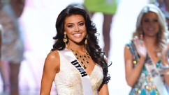 PHOTO: Miss Utah USA Marissa Powell is named a top 15 finalist during the 2013 Miss USA pageant at PH Live at Planet Hollywood Resort & Casino, June 16, 2013 in Las Vegas, Nevada.