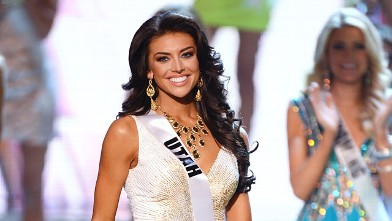 PHOTO: Miss Utah USA Marissa Powell is named a top 15 finalist during the 2013 Miss USA pageant at PH Live at Planet Hollywood Resort & Casino, June 16, 2013 in Las Vegas, Nevada.