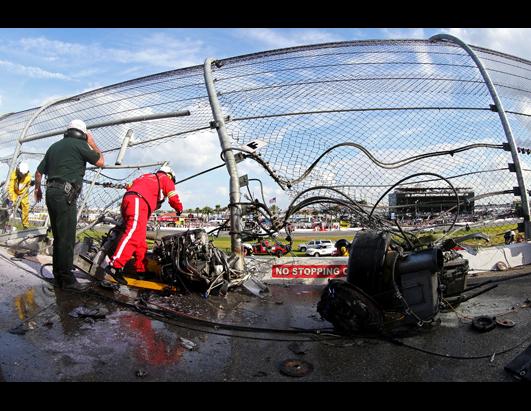 Horrific Multi-car Crash Mars End of Race